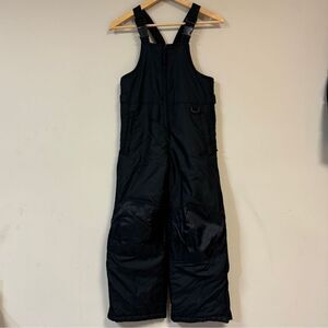 Black Snowsuit Bib Overalls Boy’s 8 Adjustable Ski Outdoor Play Snowboarding\